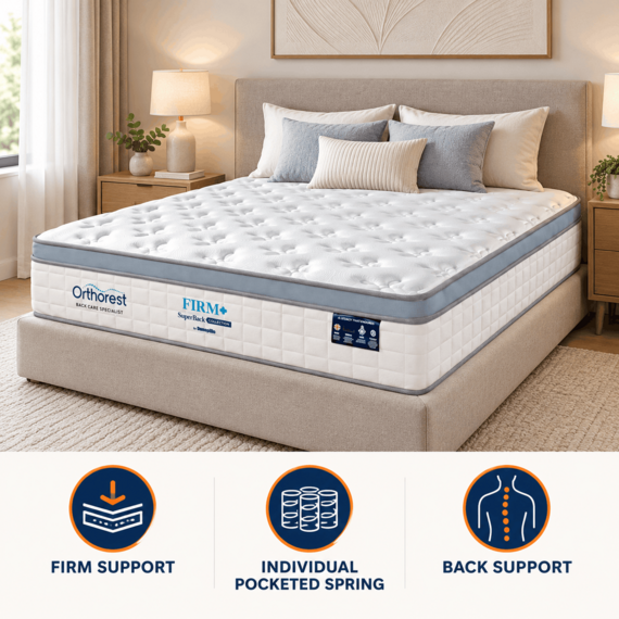 [New Launch] Orthorest SuperBack Firm+ Mattress